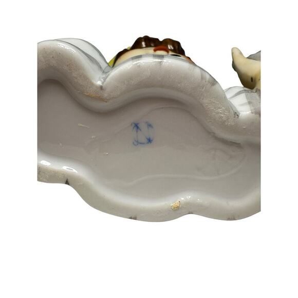 Vintage Napco pigtail umbrella girl ceramic vase - Picture 13 of 13